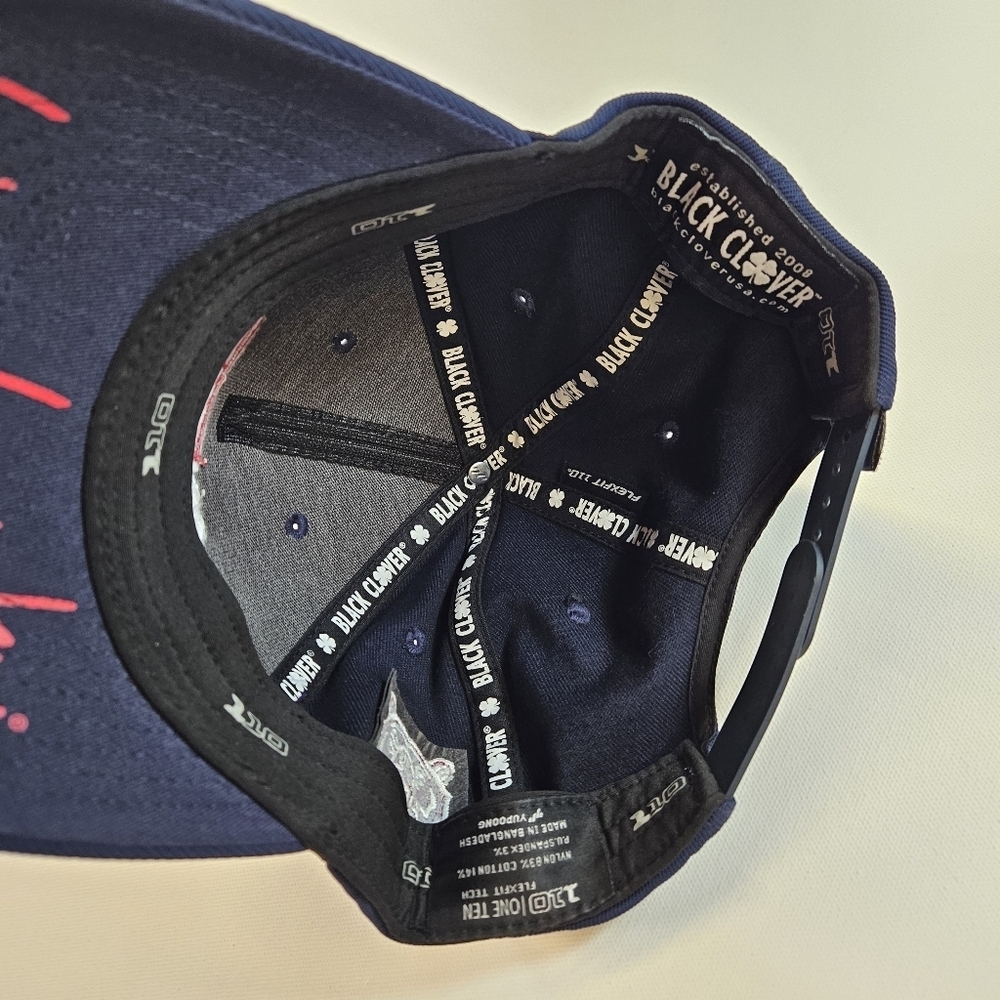 Blue Clover Nation 2 Live Lucky Hat Live Lucky Blue Snapback Size OSFM - Picture 5 of 7